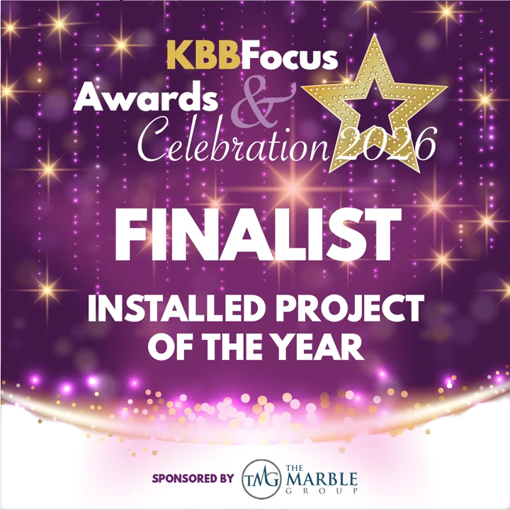 KBBFocus Awards & Celebration 2026 finalist badge, Installed Project of the Year.